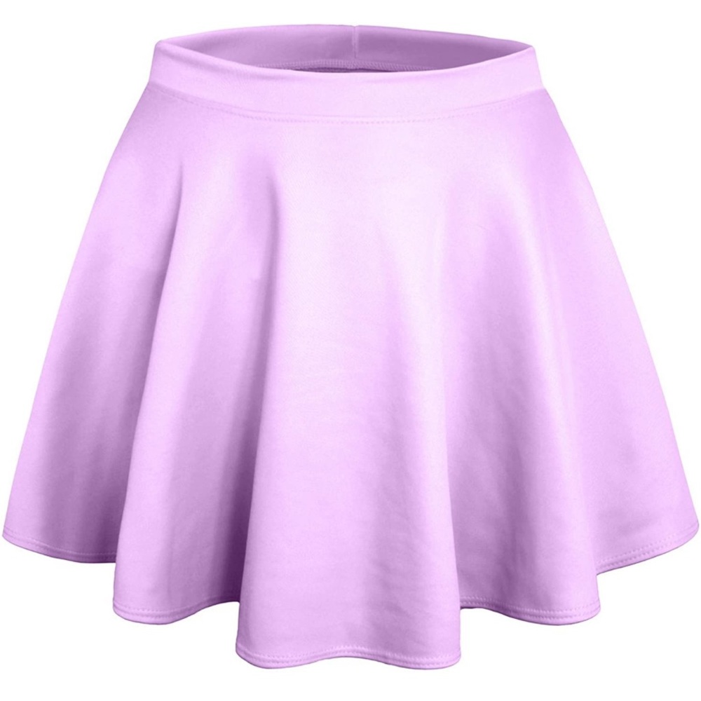 Purple Skater Mini Skirt